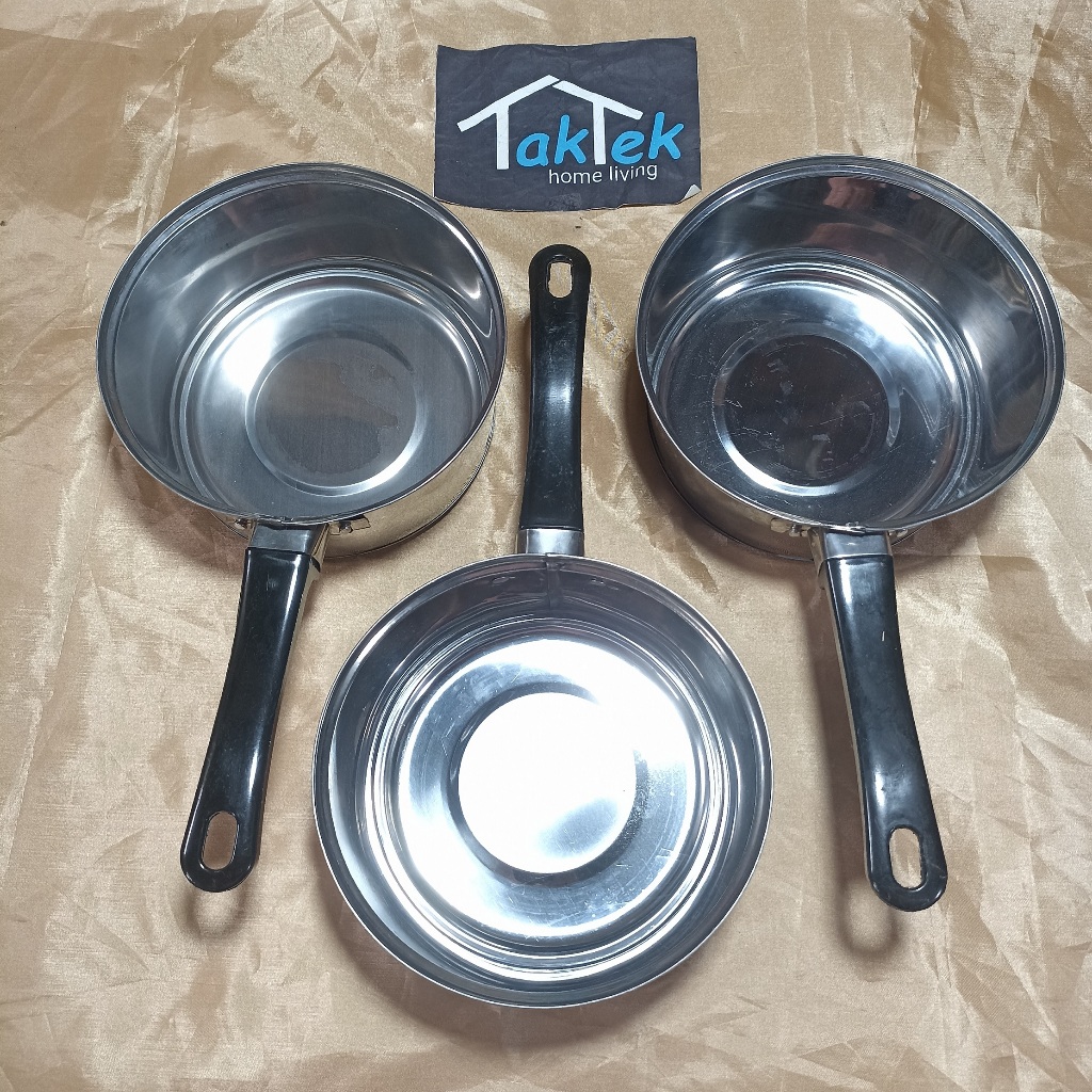 Jual PANCI STAINLESS REBUS AIR MIE SUSU SAUCE PAN | Shopee Indonesia