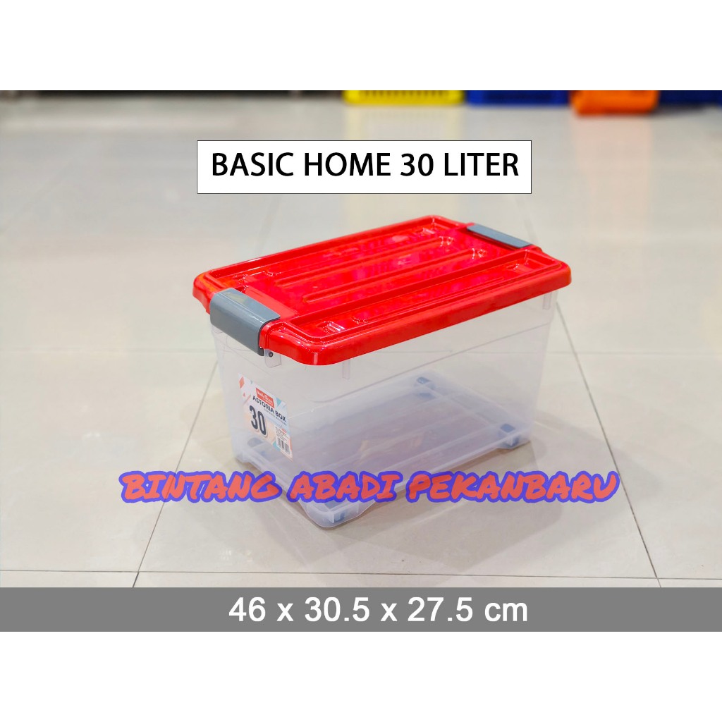 Jual CONTAINER BOX 30L ASTORIA BOX BVC - 7 BASIC HOME BY LION STAR ...
