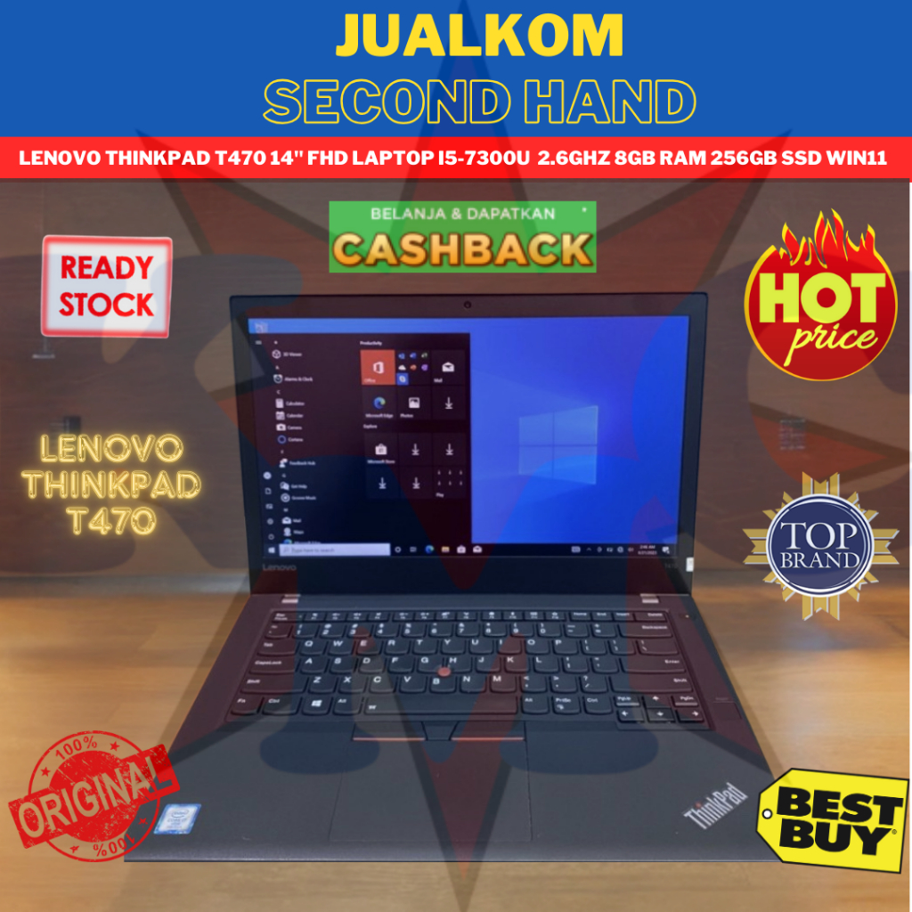 Jual Laptop Second Berkualitas Laptop Bekas Laptop Lenovo Thinkpad T470
