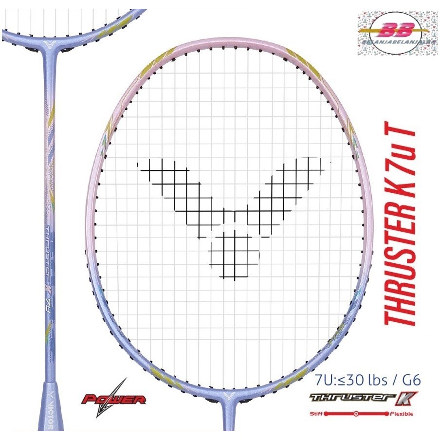 Jual Raket badminton VICTOR THRUSTER K 7U T / TK-7U T / TK 7u - T ...