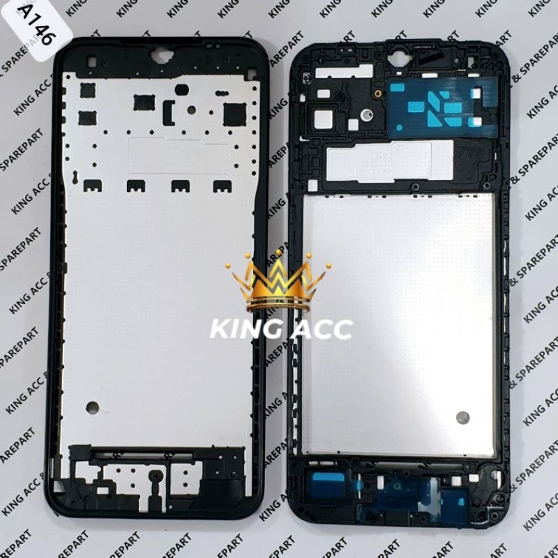 Jual FRAME DUDUKAN LCD TULANG TENGAH SAMSUNG GALAXY A14 5G / A146 BLACK ...