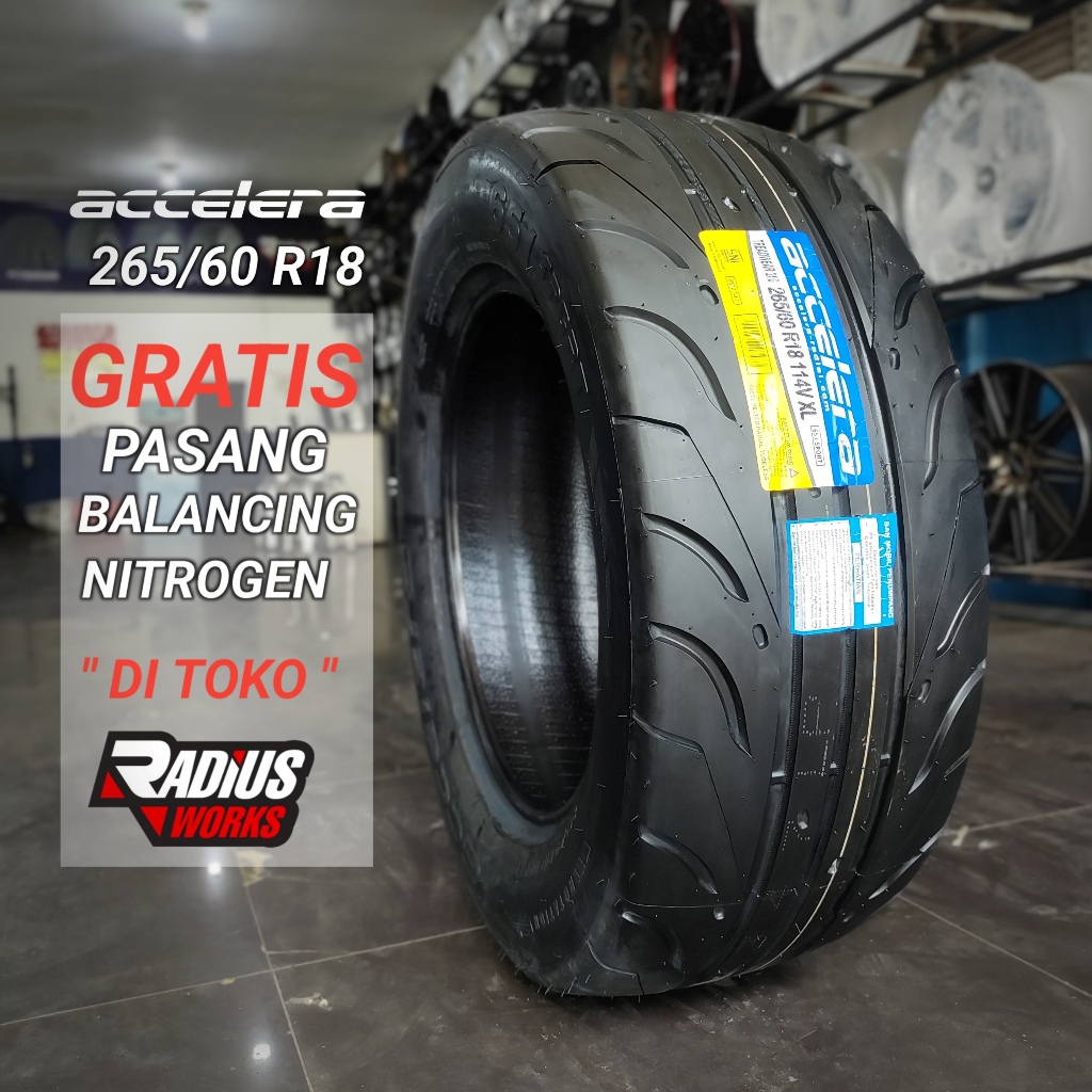 Jual Ban mobil sport drag ukuran 265 60 R18 accelera 651 sport semi ...