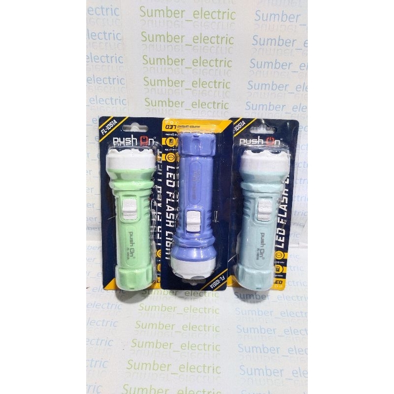 Jual senter kecil tipe 1051 PUSH ON | Shopee Indonesia
