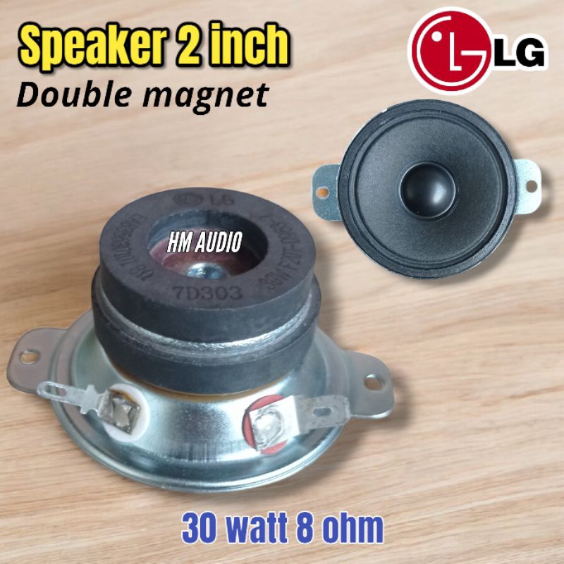 Jual Speaker 2 inch LG Double magnet 30 watt 8 ohm | Shopee Indonesia