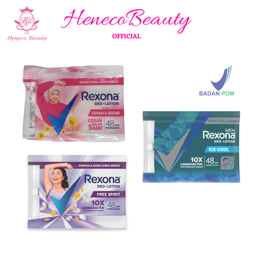 Jual REXONA Deo Lotion Deodorant Sachet ( Men Ice Cool,Free Spirit ...