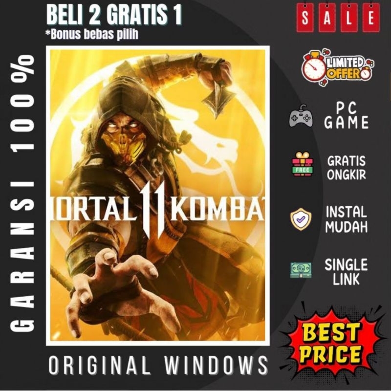 Jual MORTAL KOMBAT 11 ULTIMATE EDITION - GAME PC - GAME LAPTOP - LINK ...