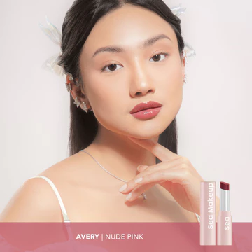 SPECIAL PRICE Sea Makeup Tinted Lip Balm – Melembapkan Cover Bibir Gelap Ringan Tahan 24 Jam