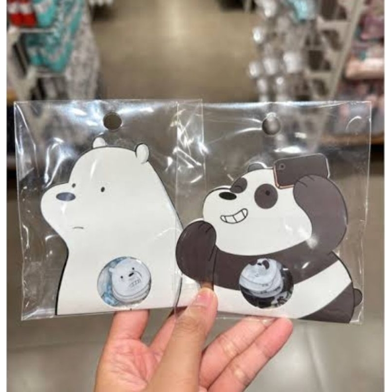 Jual MINISO WE BARE BEARS CHARACTER SHAPED STICKER SET STIKER WBB ...