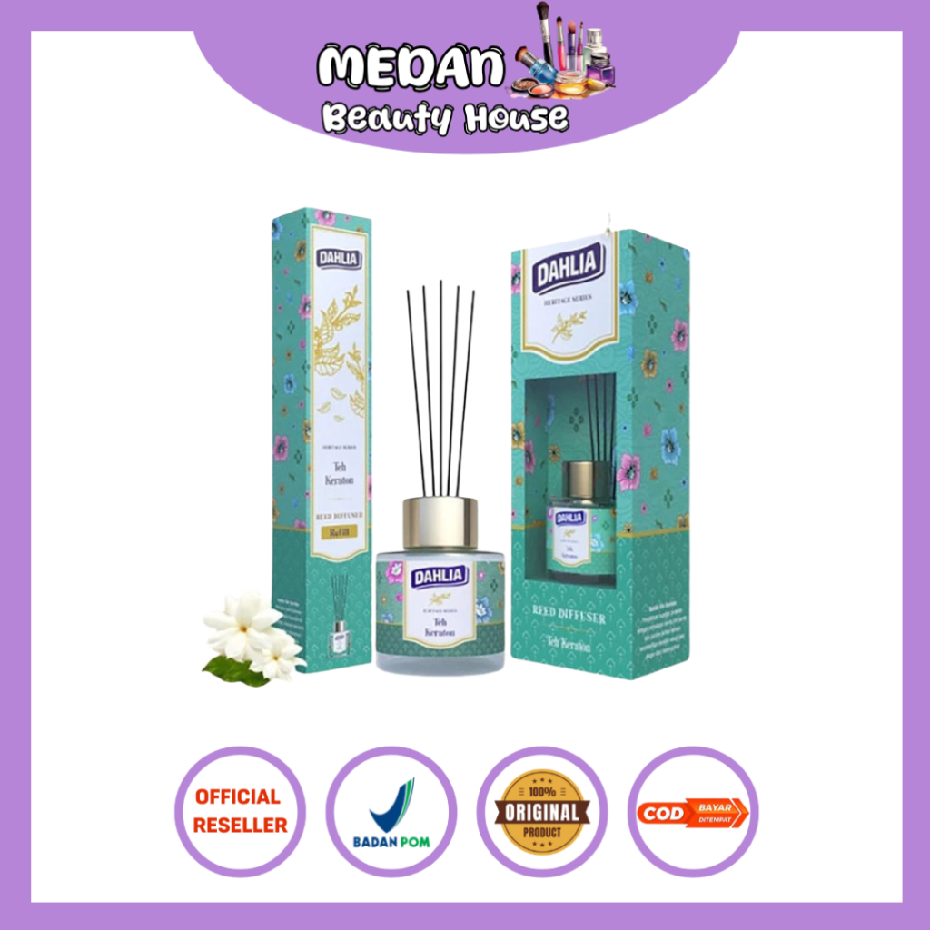 Jual Dahlia Reed Diffuser - Pengharum Ruangan - Wangi Teh Keraton (30ml ...
