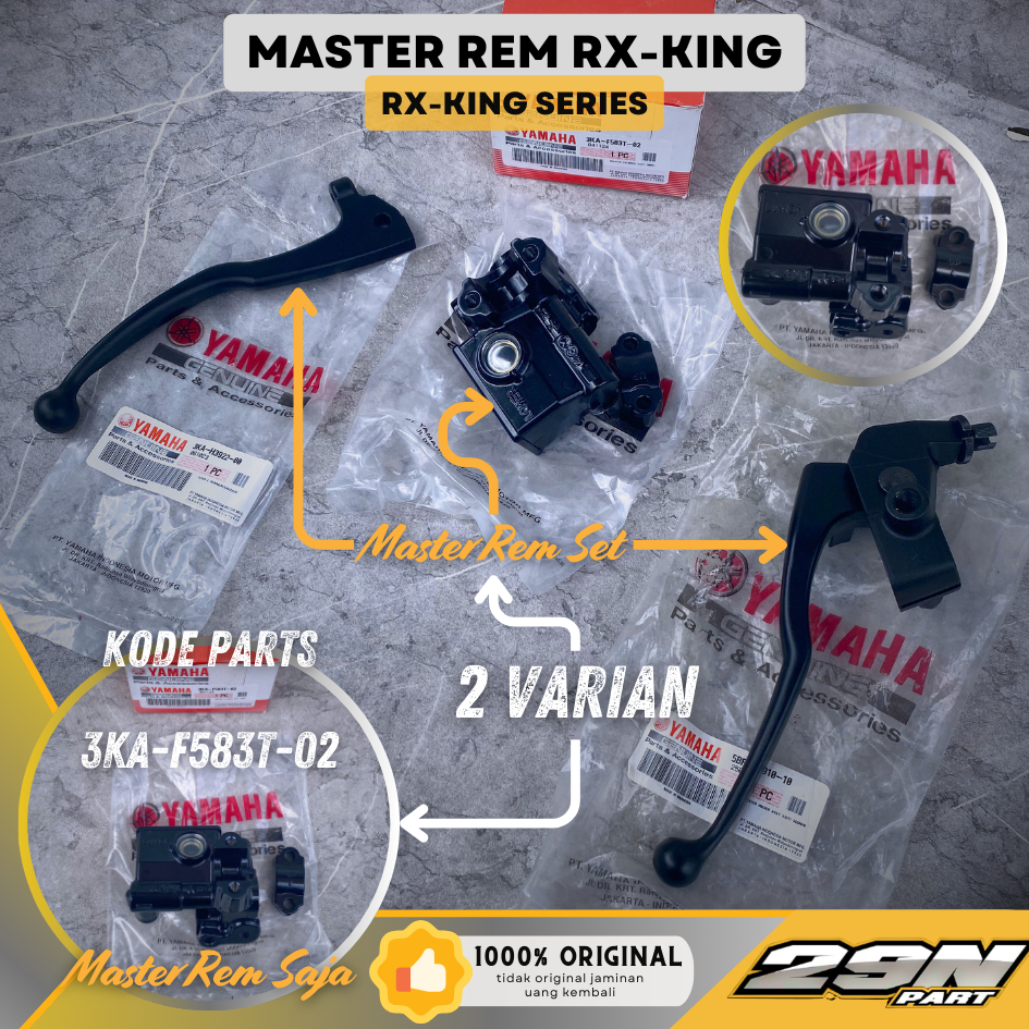 Jual Master Rem Set Handle Rem Handle Kopling Original Yamaha RX KING ...