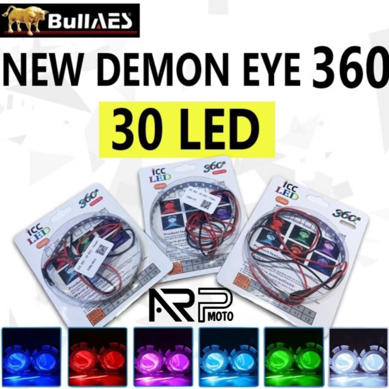 Jual DEMON EYE 30LED DEVIL EYE 360 BILED UNIVERSAL PNP SEMUA BILED 2.5 ...