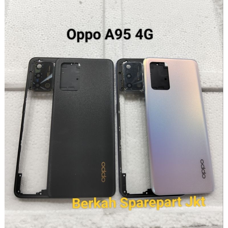 Jual Casing Bezel + Backdoor Oppo A95 4G | Shopee Indonesia