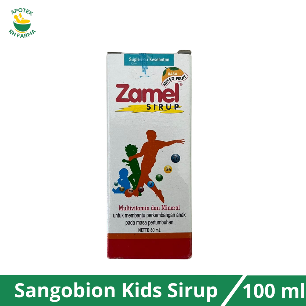Jual Zamel Sirup Multivitamin dan Mineral Isi 60ml | Shopee Indonesia