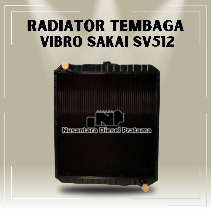 Jual Radiator Vibro Sakai SV512 / SV.512 / SV 512 / SV-512 - TEMBAGA ...