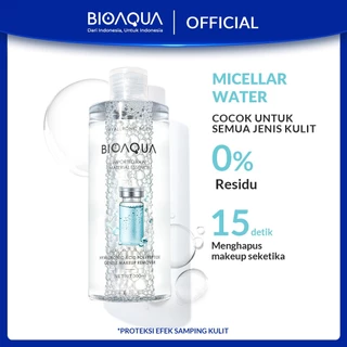 BIOAQUA Micellar Water 300ml Make Up Remover Hyaluronic Acid Polypeptide Gentle Cleansing Water Micelar Water