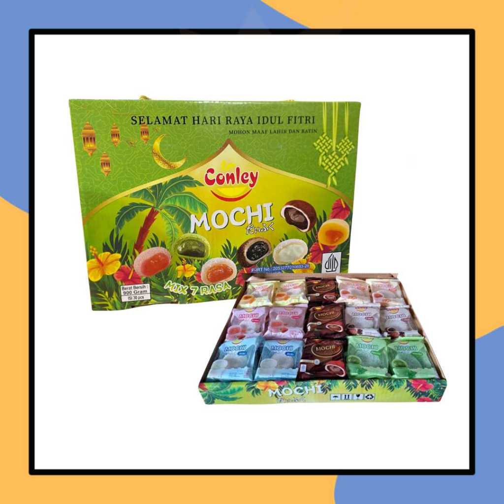 Jual Conley Mochi 900gr (isi 30pcs) Moci Mix 7 Rasa Isian Special Hari ...
