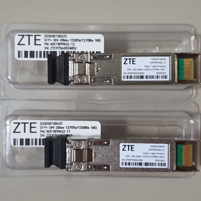 Jual SFP+ BIDI ZTE 10G 20km Single Core (Sepasang) | Shopee Indonesia