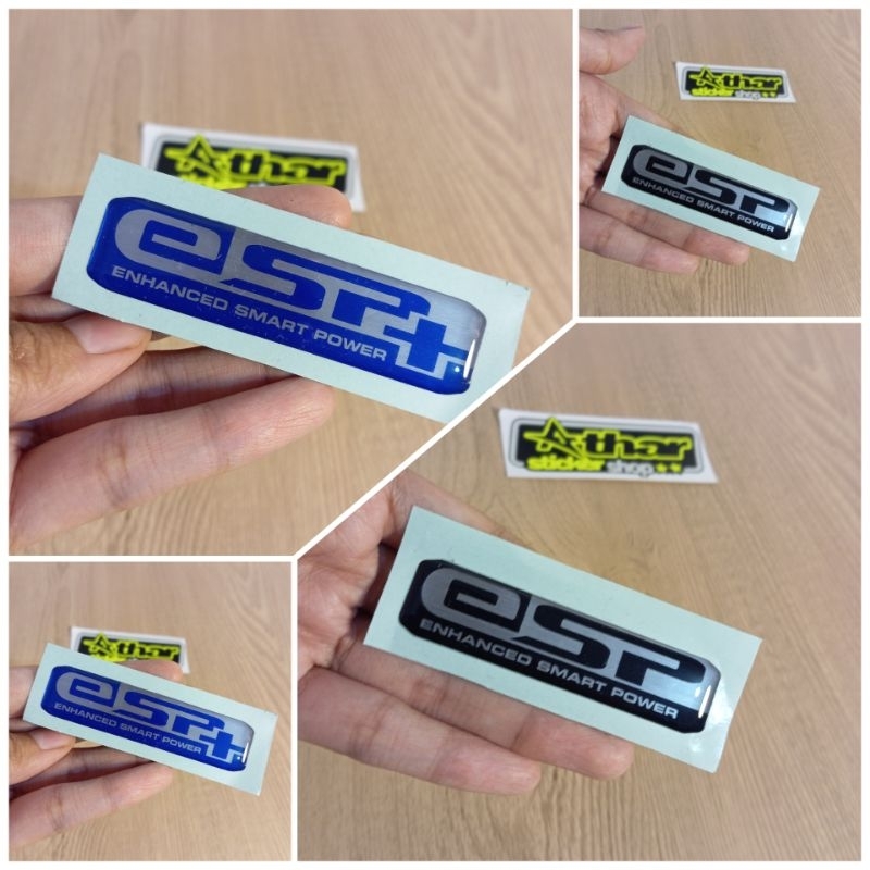 Jual stiker emblem esp+ stiker timbul esp | Shopee Indonesia
