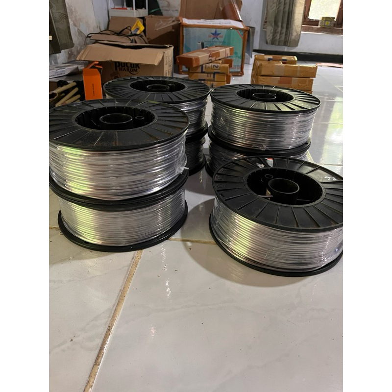 Jual leadwire 4.3mm (25KG) lead wire murni 99,9% kawat timah roll 25KG ...