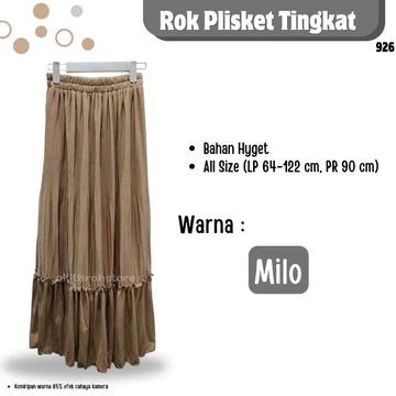 Rok Plisket Mayung Hyget Premium Rok Skirt Rok Wanita Ruffle Rok Wanita Anti Nerawang