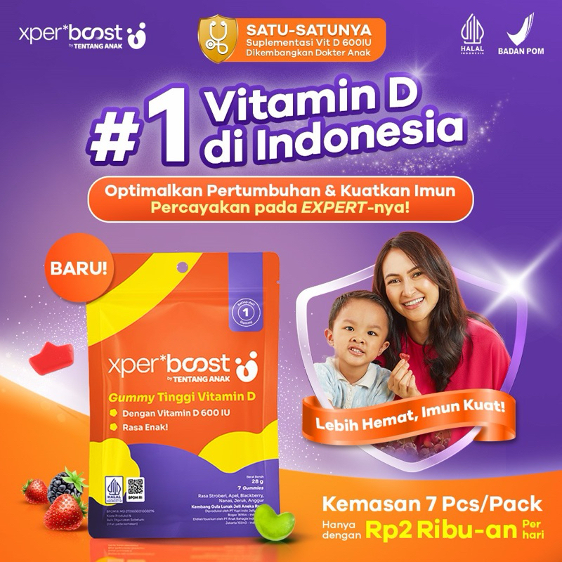 Jual [READYSTOK TRAVELSIZE] Xpert Boost Expert BOOST Tentang ANAK Gummy ...