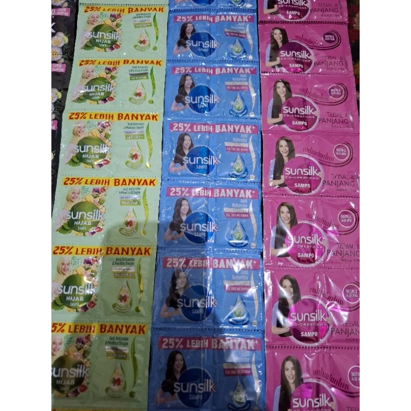 Jual SUNSLIK Shampoo 10 ml 1 Renteng Isi 12 Sachet / Shampoo Sunslik ...