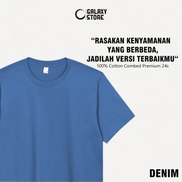 Kaos Polos Cotton Combed 24s Premium Lengan Pendek