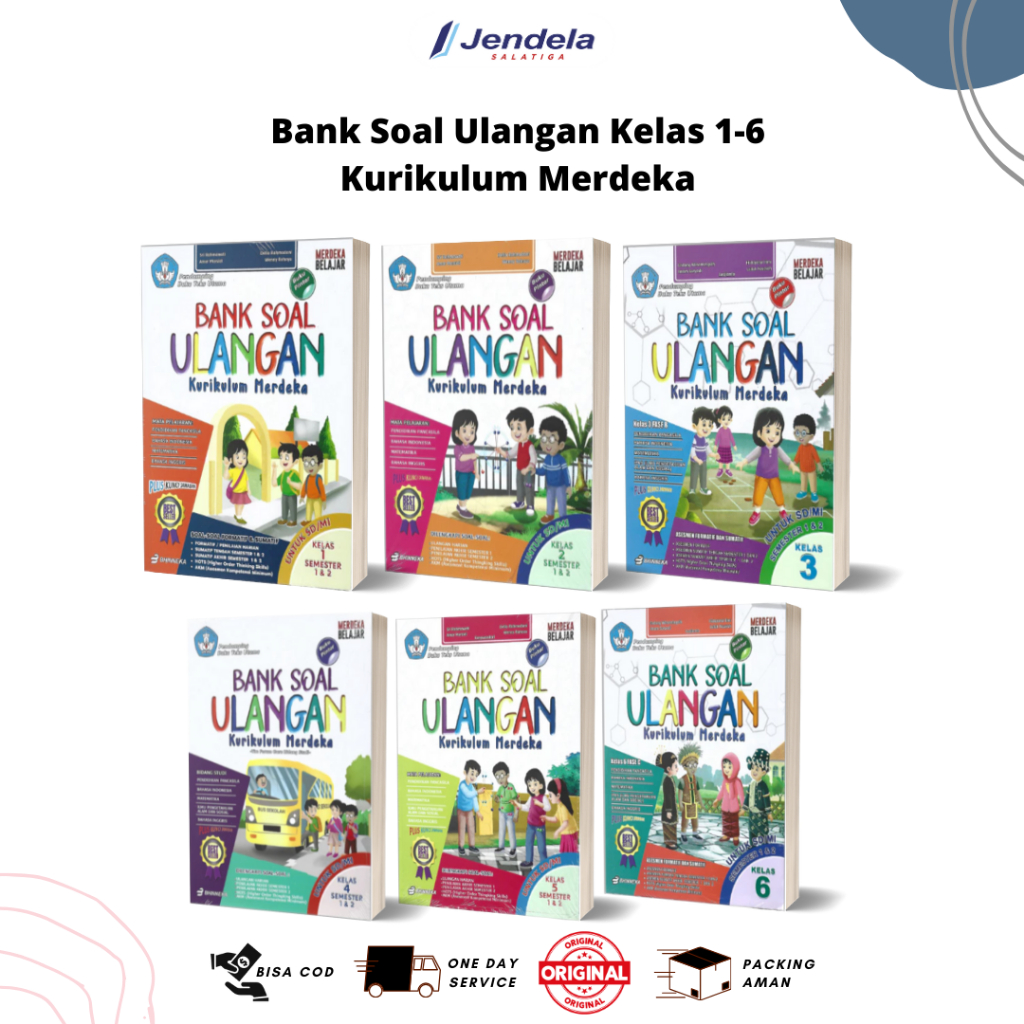 Jual Buku Ulangan Harian SD Kurikulum Merdeka - Bank Soal Ulangan ...