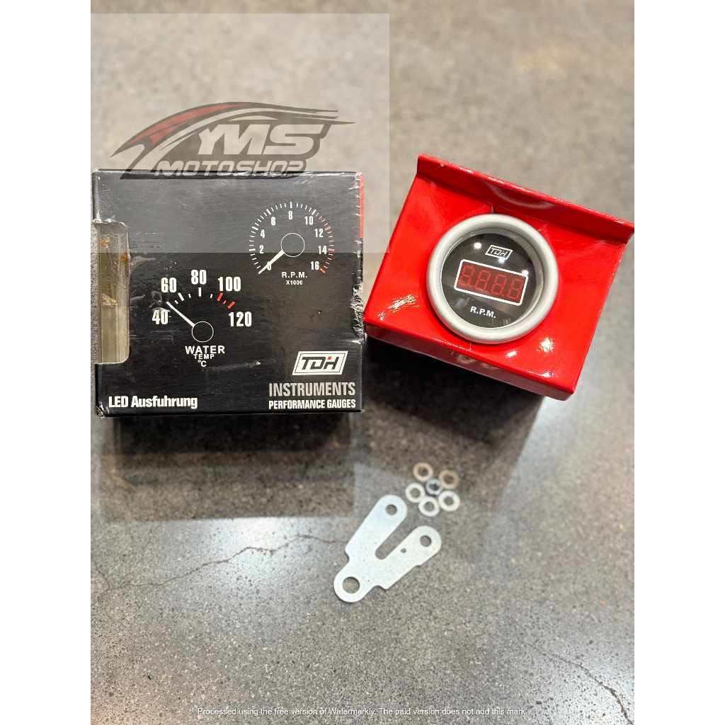 Jual TDH Spidometer Speedometer RPM DIGITAL Merah 8805 Universal Semua ...