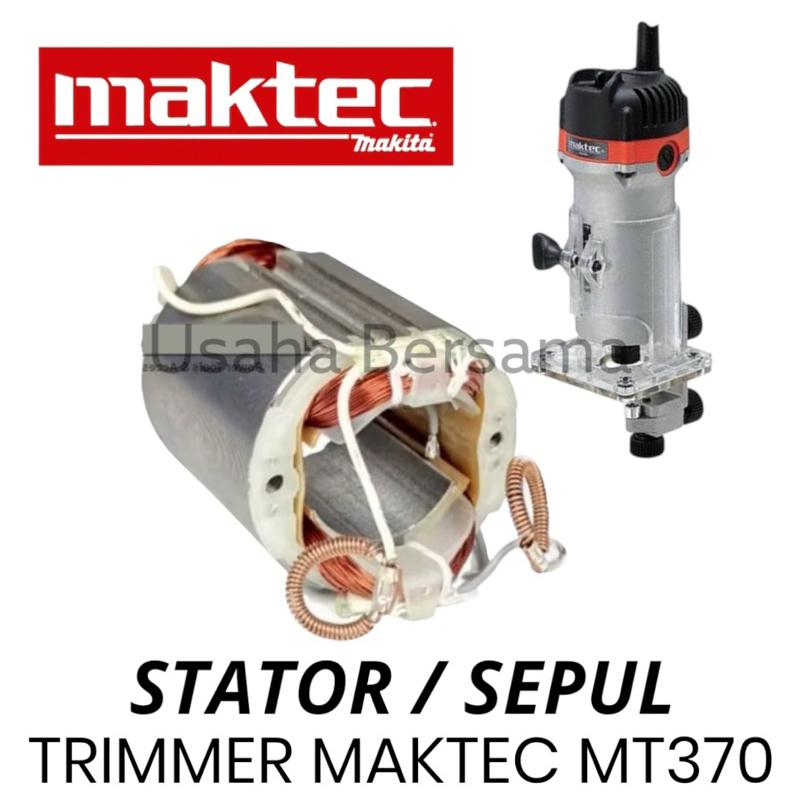 Jual Stator Mesin Trimmer Maktec MT370 / Spool Field Assy Mesin Router ...