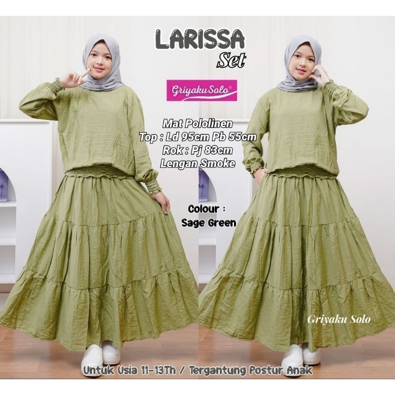 Jual Baju Setelan One Set Rok Muslim Anak Perempuan Tanggung Remaja ...