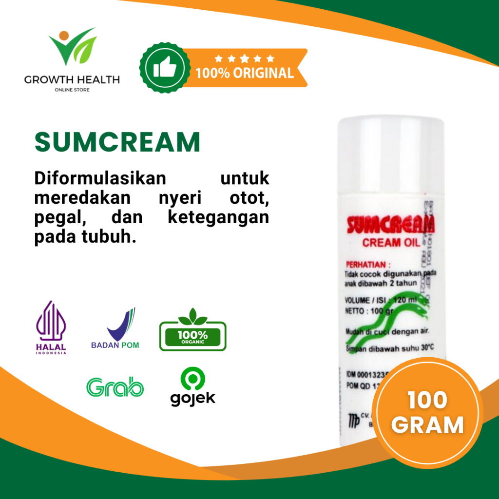 Jual SUMCREAM mirip Hotcream meredakan nyeri otot dan pegal | Shopee ...