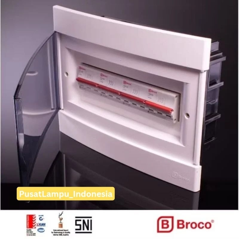 Jual BOX MCB 12 POLE IB BROCO 1711250 BROCO ELECTRICAL BOX MCB 12 GROUP ...