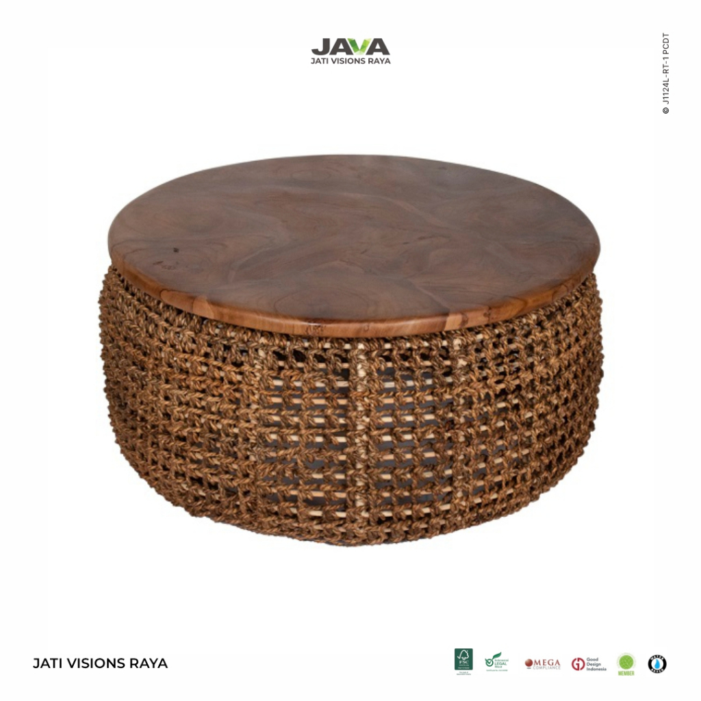 Jual JAVA Naves Coffee Table Large | Shopee Indonesia