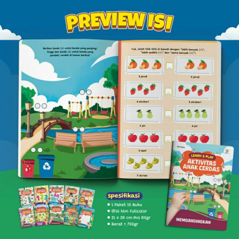 Jual ZiyadBooks - Buku 10 Aktivitas Anak Cerdas Buku coding Belajar ...