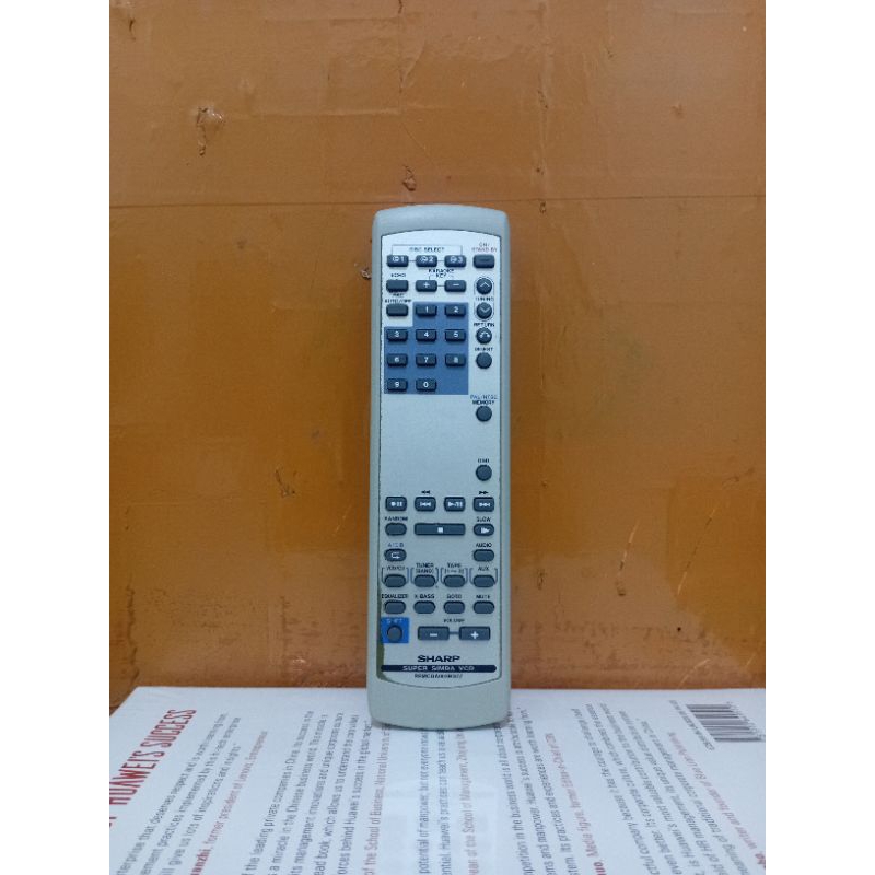 Jual REMOTE SUPER SIMBA VCD SHARP SERI RRMCGA003BGZZ ORIGINAL | Shopee ...