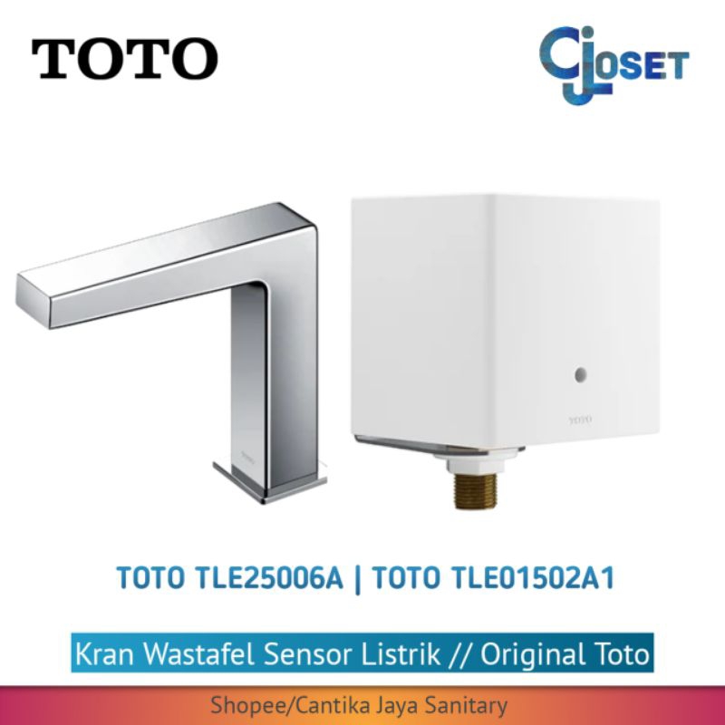 Jual TOTO TLE25006A | TOTO TLE01502A1 KRAN WASTAFEL SENSOR (Listrik ...