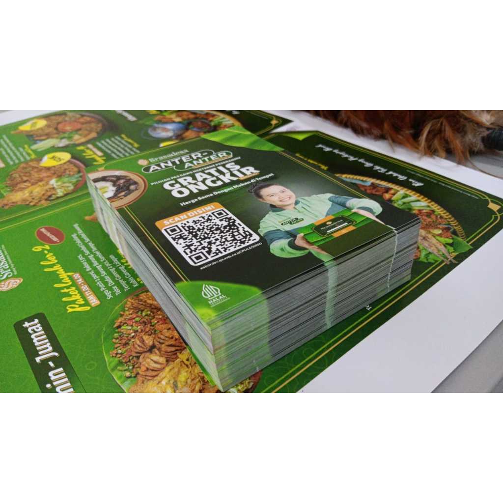 Jual PAKET BROSUR 1 RIM 500 LEMBAR // PAKET BROSUR A6 A5 A4 // CETAK ...