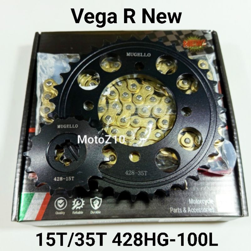Jual Mugello Paket Gear Set Paket Vega R New FizR Force 1 Karbu Depan ...