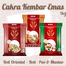 Jual Tepung Terigu Cakra Kembar Emas Roti 5kg / Cakra Mas Roti | Shopee ...