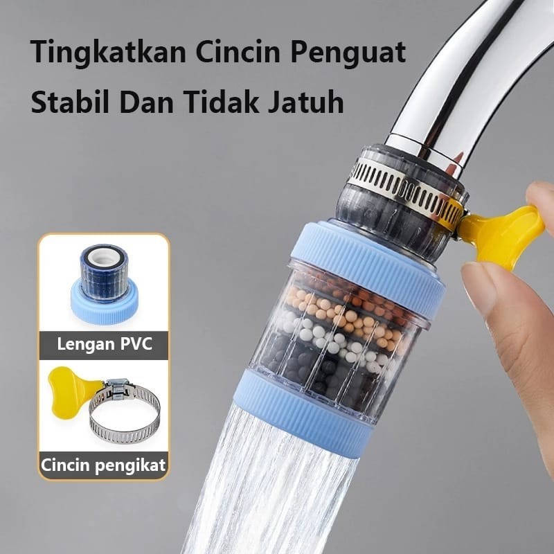 Jual Sambungan Kran Air Filter 4 Batu Kran Air Saringan Filter Air Kran ...