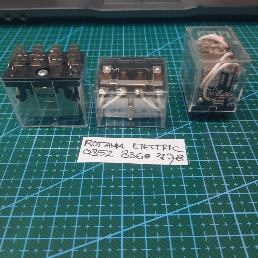 Jual RELAY LY4 220VAC LY4 24VDC RELAY 4PDT ORIGINAL OMRON RELAY LY4 ...