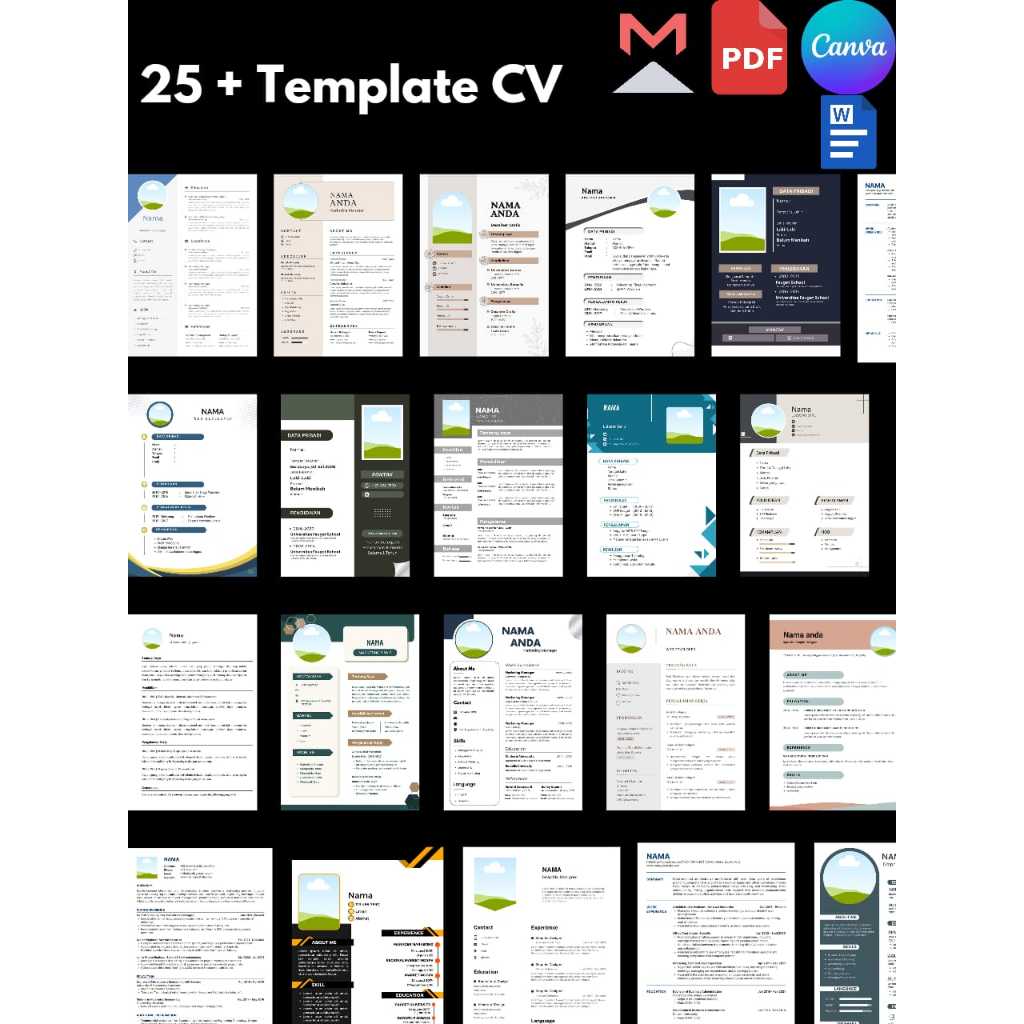 Jual Jasa Pembuatan CV dan Gratis template CV (Soft file) | Shopee ...