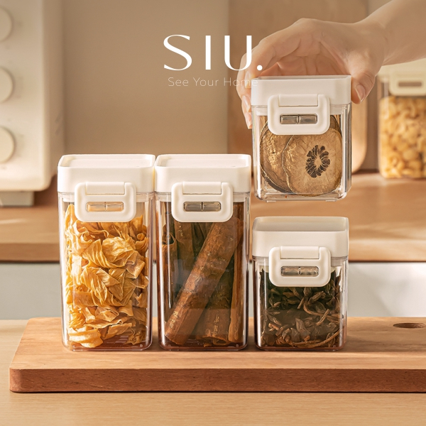 Jual Haru Sealed Food Container FREE Spoon - Toples Plastik Kedap Udara ...