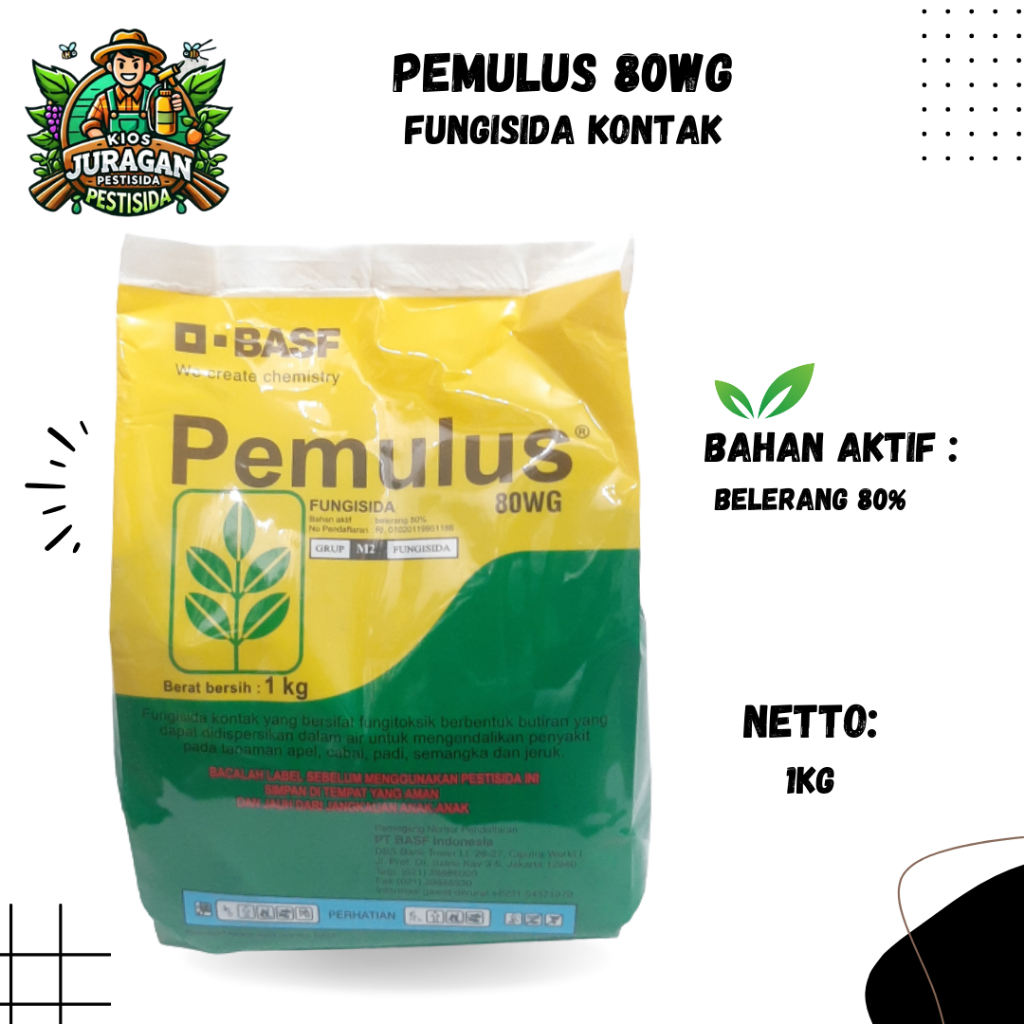 Jual PEMULUS 80WG 1KG FUNGISIDA KONTAK | Shopee Indonesia