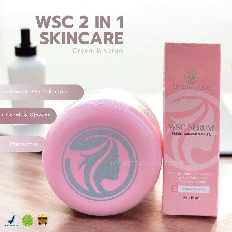 Jual CREAM WSC 2in1+SERUM LT 100% ORIGINAL (FREEGIFT) | Shopee Indonesia