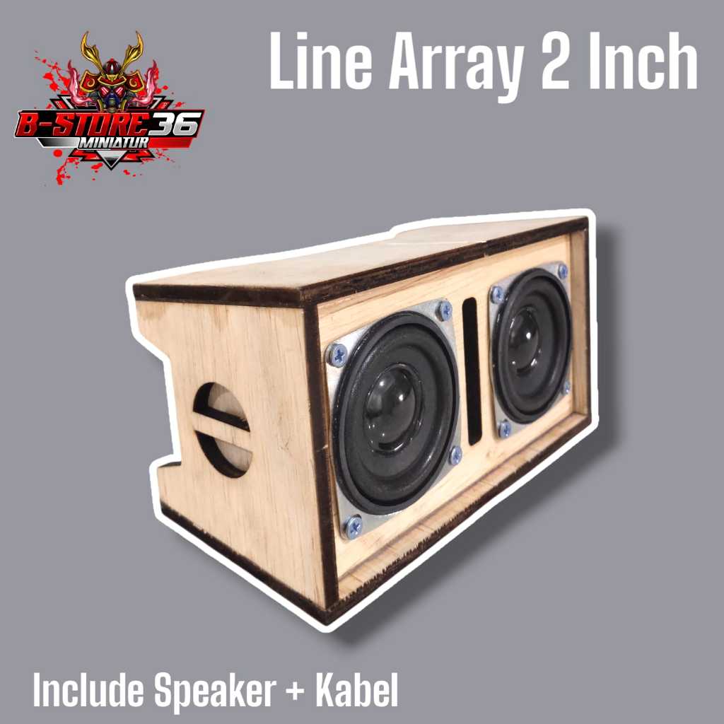 Jual Speaker Line Array 2 Inch Komplit dengan Perlengkapan dan Kabel ...