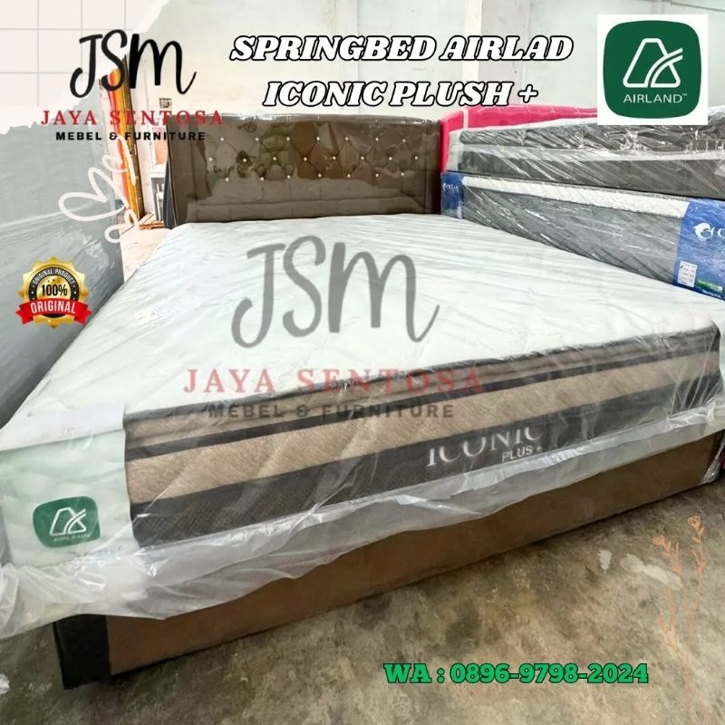 Jual SPRINGBED AIRLAND ICONIC+ GARANSI RESMI | Shopee Indonesia