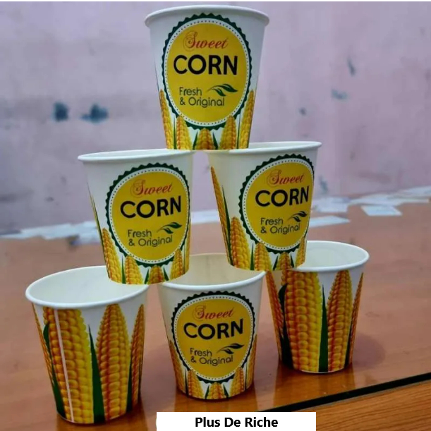 Jual Paper Cup Jagung 6,5 oz (50 pcs)- Paper Cup jasuke - Gelas Jasuke ...