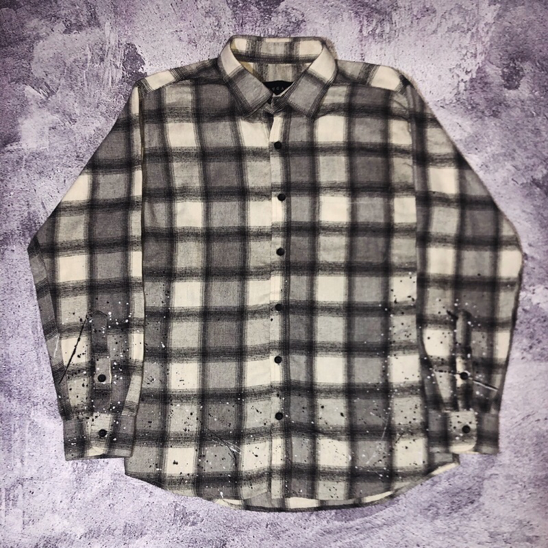 Vintage Codet quilt-lined flannel shirt jacket in a classic